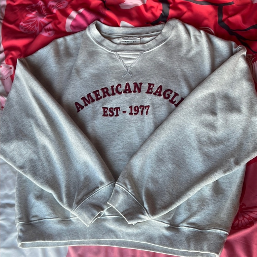 American Eagle Gray Crewneck
